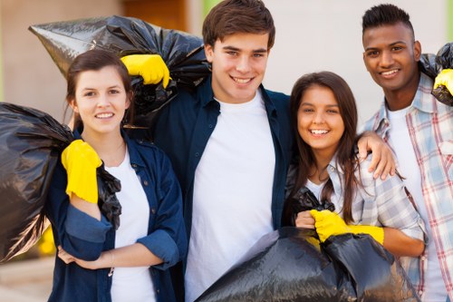 Shepherds Bush commercial area with waste removal services